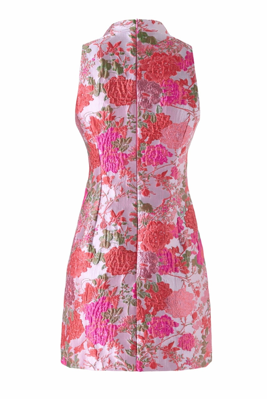 Rose Jacquard Mini Dress - PREORDER